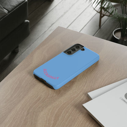 SOLID Blue Candie Tough Case for Samsung