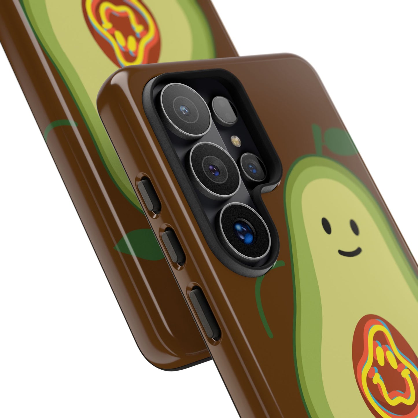 Playful Vegan Avocado Phone Case for Samsung