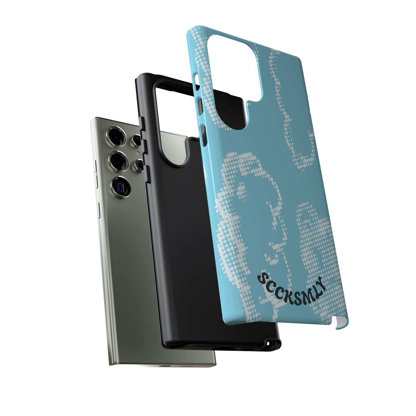 Comic Dot Sky Tough Phone Case for Samsung