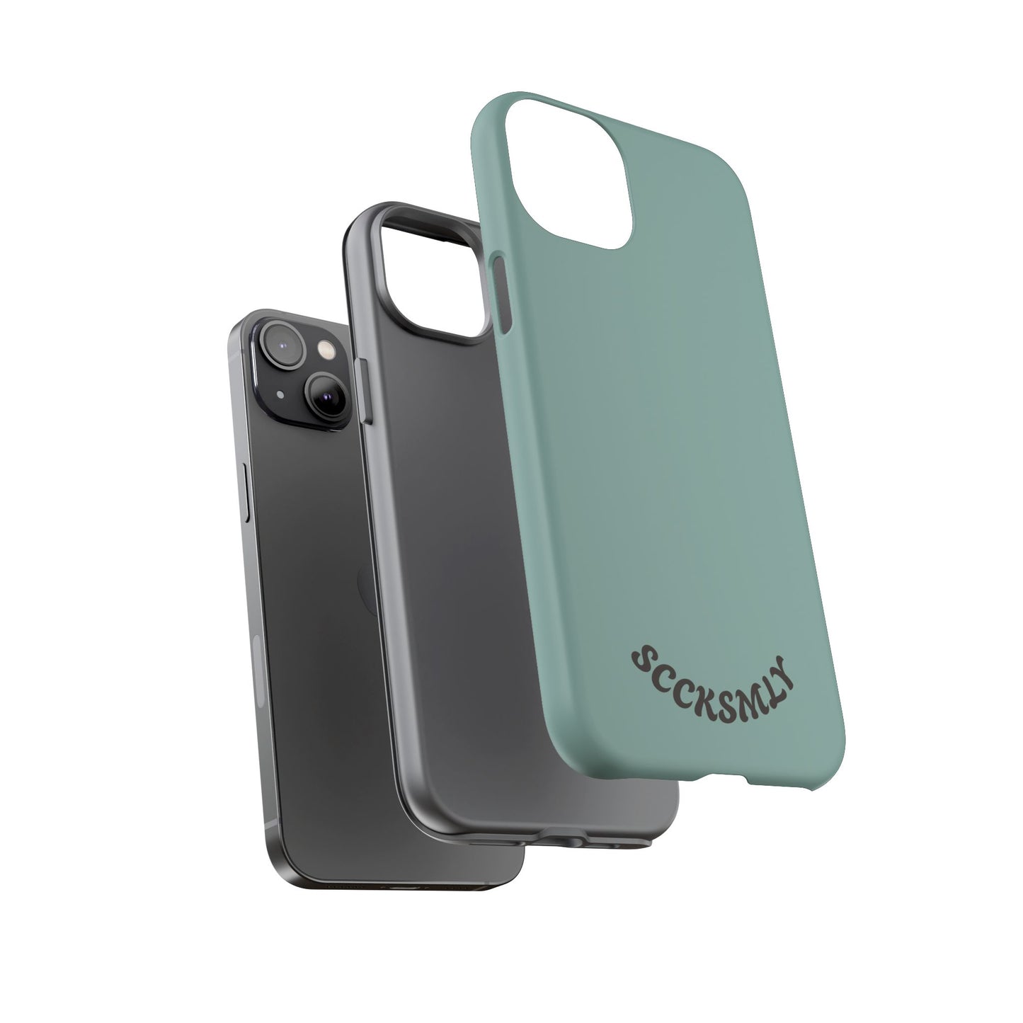 SOLID Fudge Mint Crunch Tough Phone Case for Apple