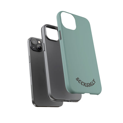 SOLID Fudge Mint Crunch Tough Phone Case for Apple