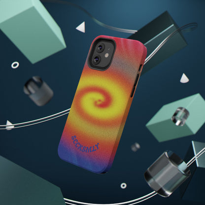 Toxic Spiral Tough Phone Case for Apple