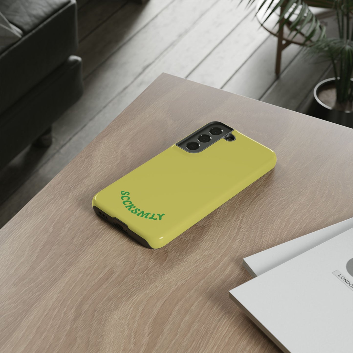 SOLID Lemon Pop Tough Case for Samsung