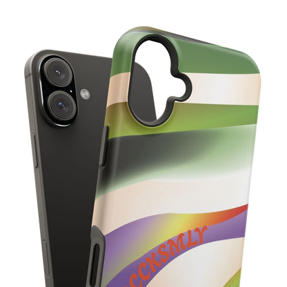 Green Waves Phone Case for Apple