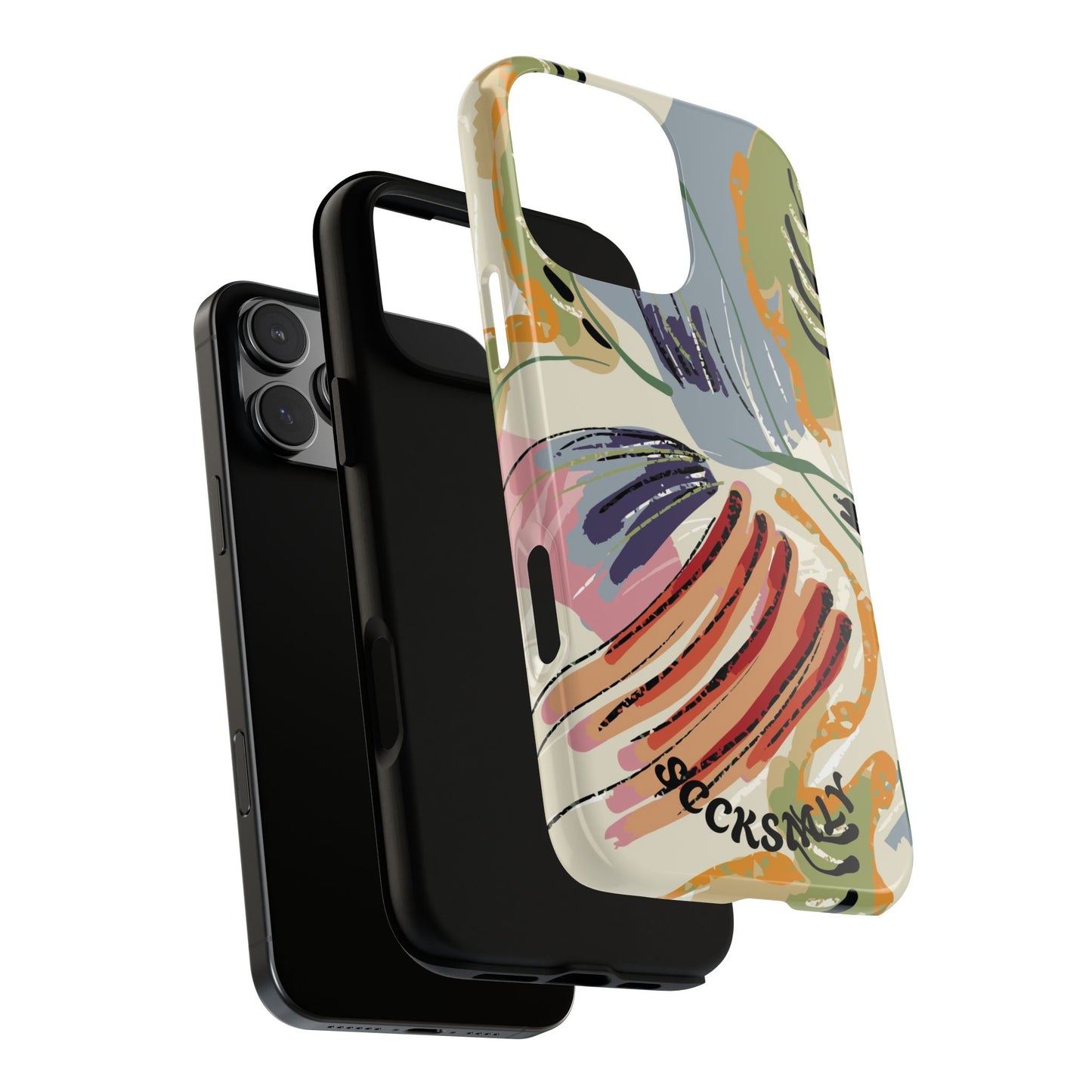 Botanical Strokes Palette Tough Phone Case for Apple