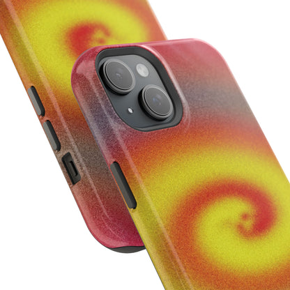 Toxic Spiral Tough Phone Case for Apple