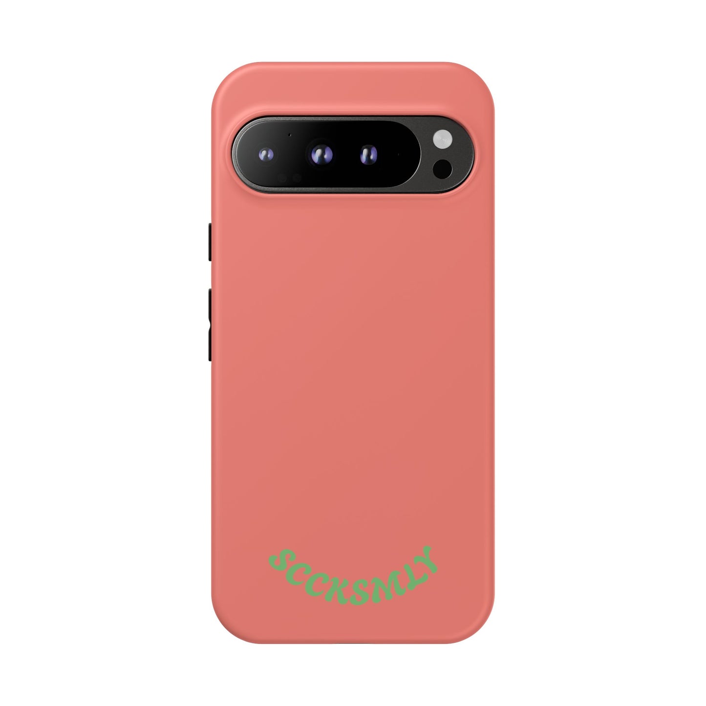 SOLID Guava Melon Wave Tough Phone Case for Google Pixel