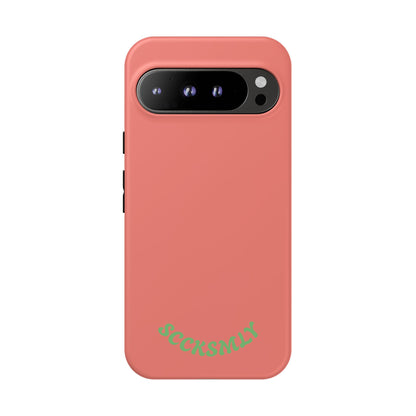 SOLID Guava Melon Wave Tough Phone Case for Google Pixel