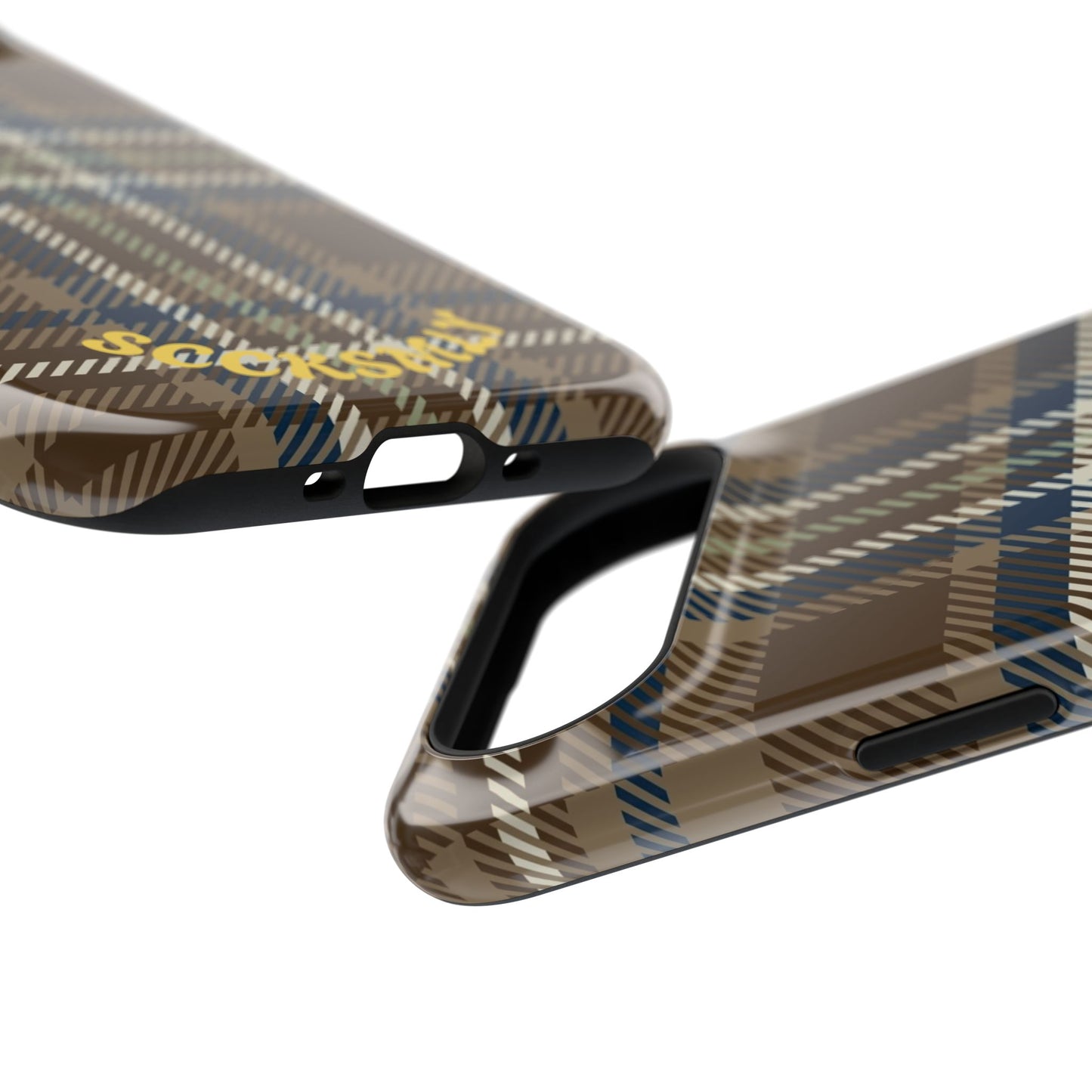 Earth and Sky Plaid Phone Case for Apple