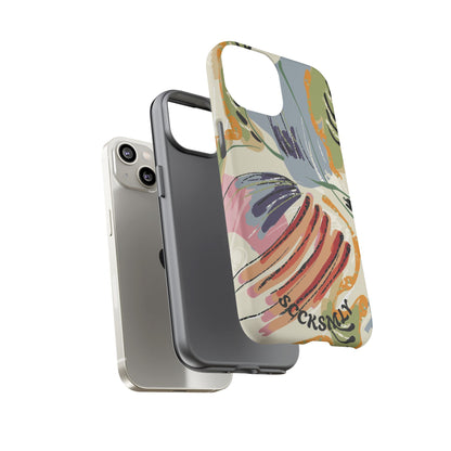 Botanical Strokes Palette Tough Phone Case for Apple