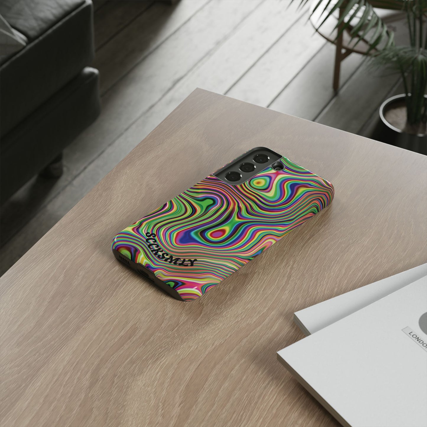 Acid Swirl Phone Case for Samsung