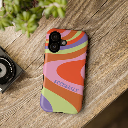 Curvy Swirl Phone Case for Apple