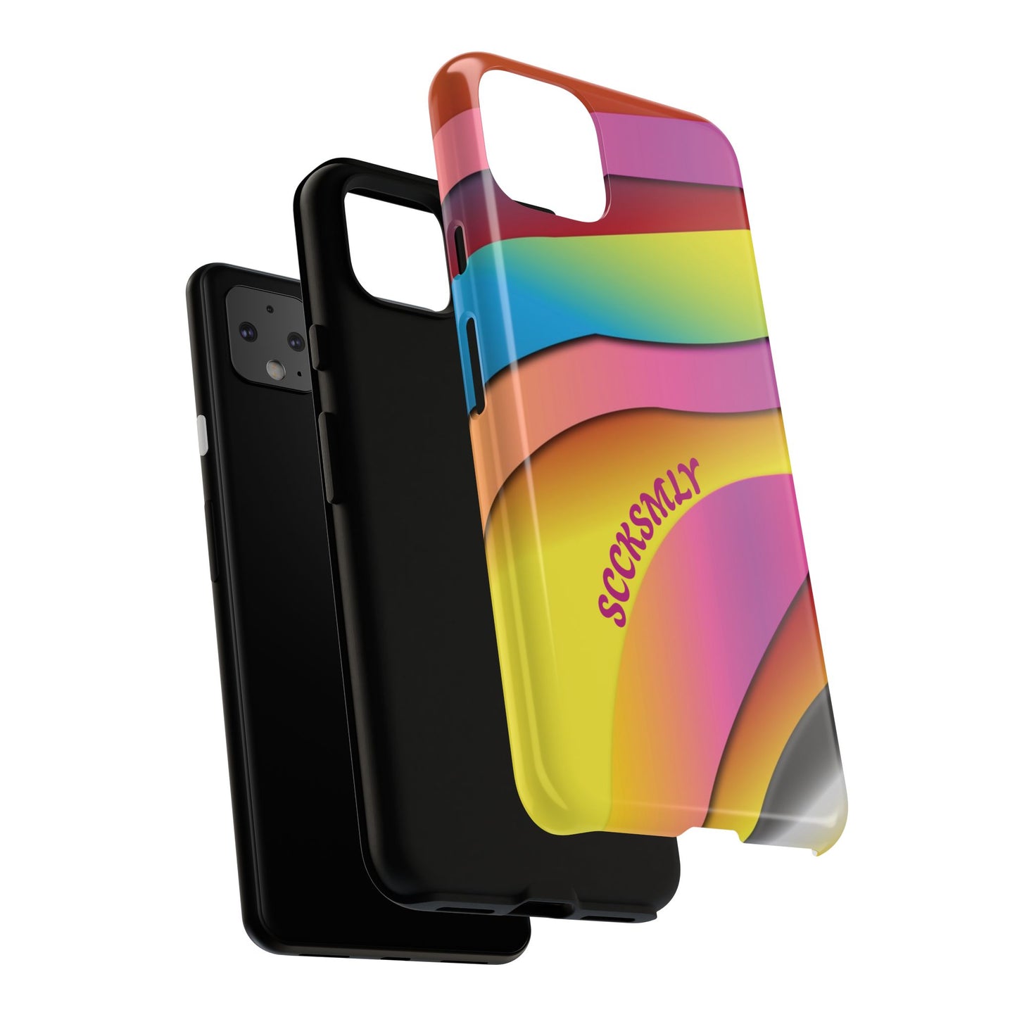 Modern Retro Rainbow Phone Case for Google Pixel