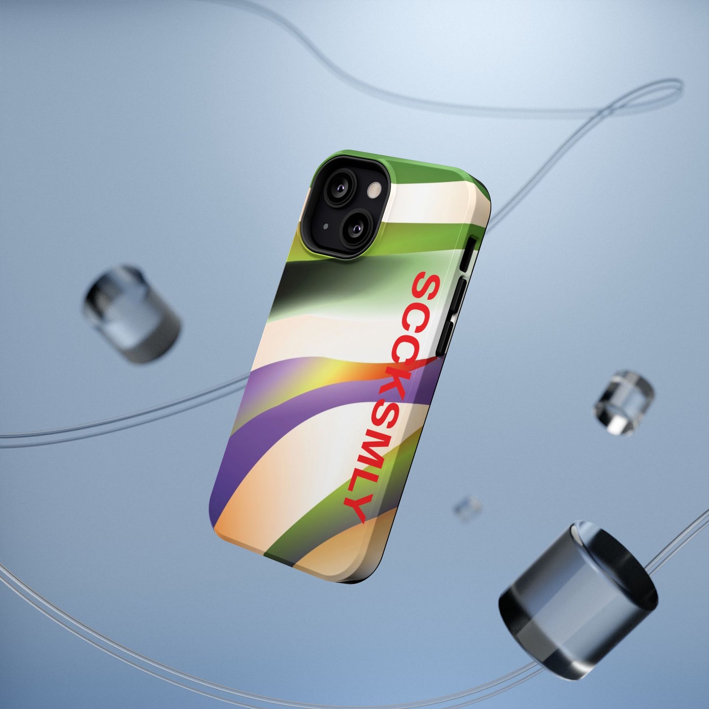 Green Waves Phone Case for "IOS or Apple"