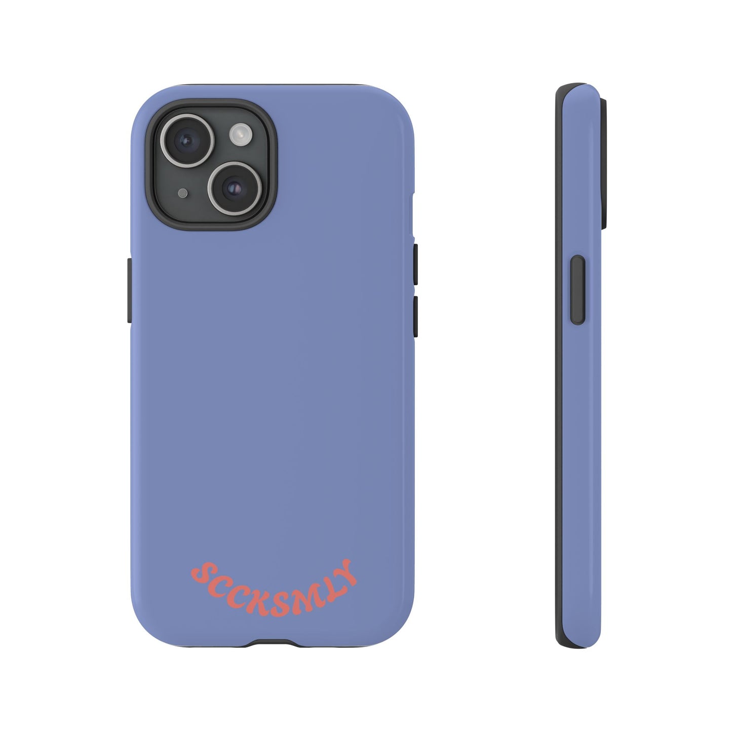 Periwinkle Blue Tough Phone Case for Apple