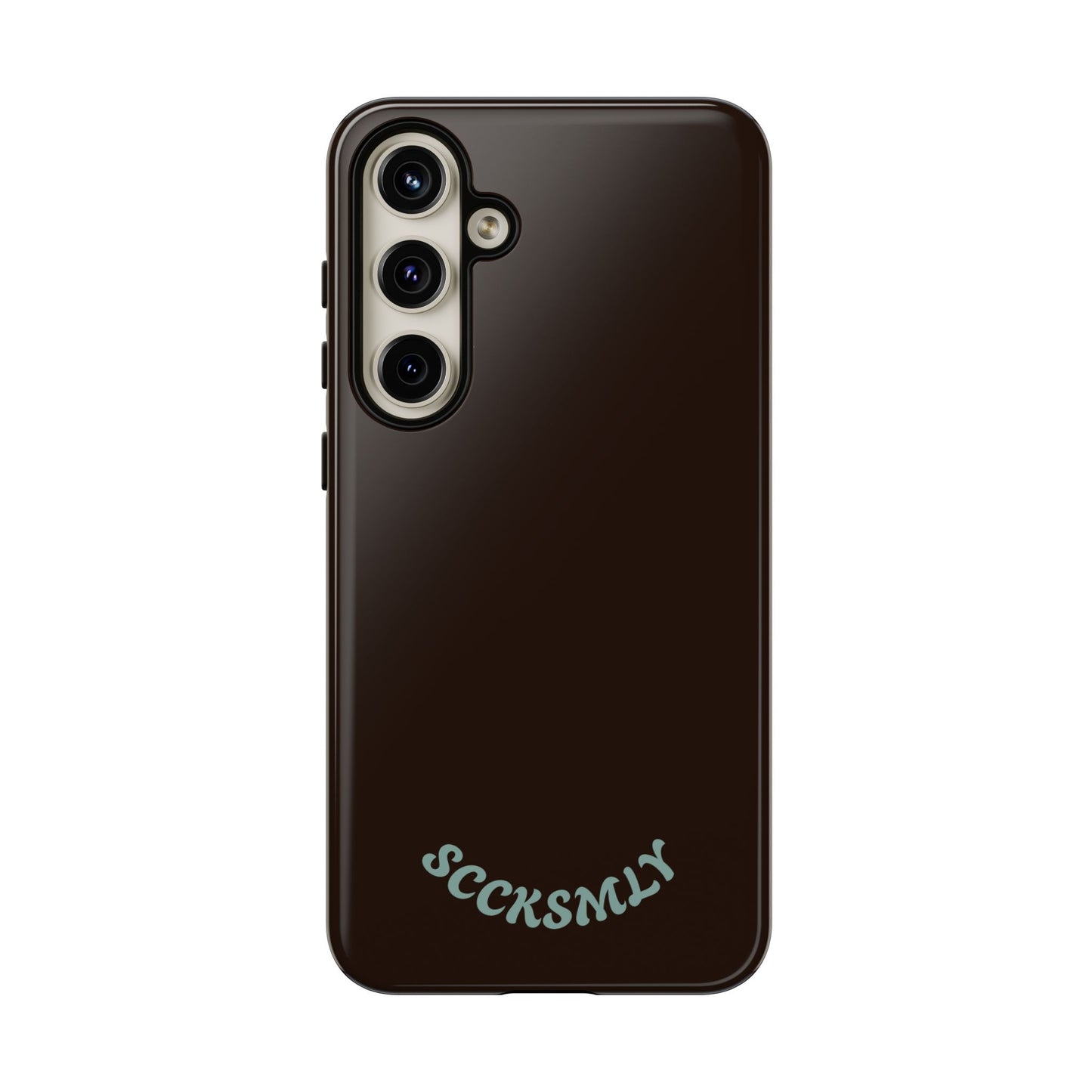 SOLID Espresso Mint Tough Phone Case for Samsung