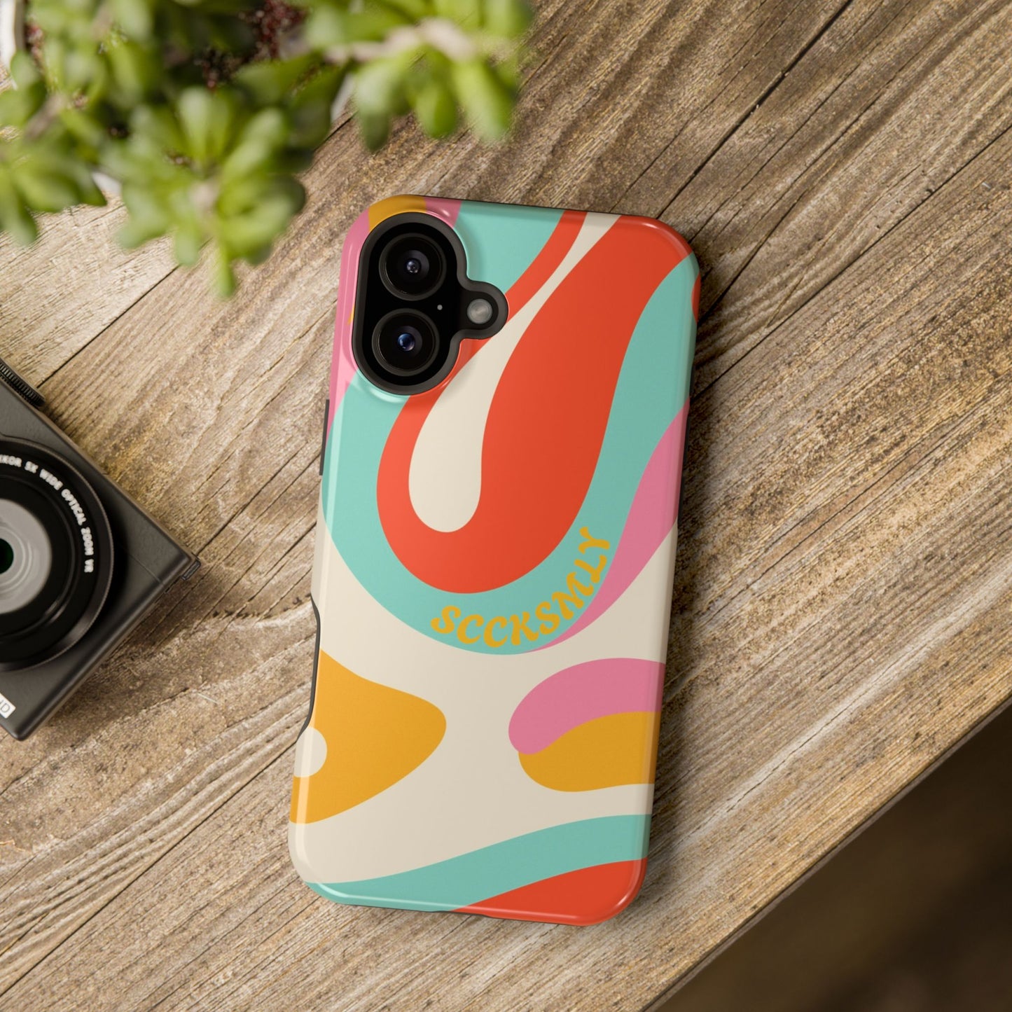 Psychodelic Acid Swirl Phone Case for Apple