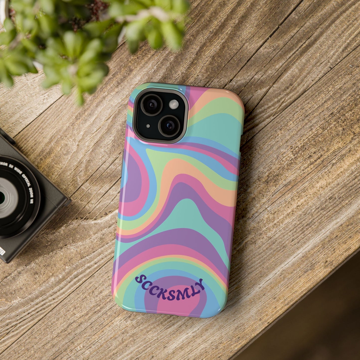 Pastel Swirl Phone Case for Apple