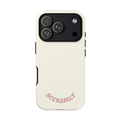 Sweet Oat Milk Tough Phone Case for Apple