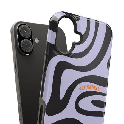 Purple Swirl Phone Case for Apple