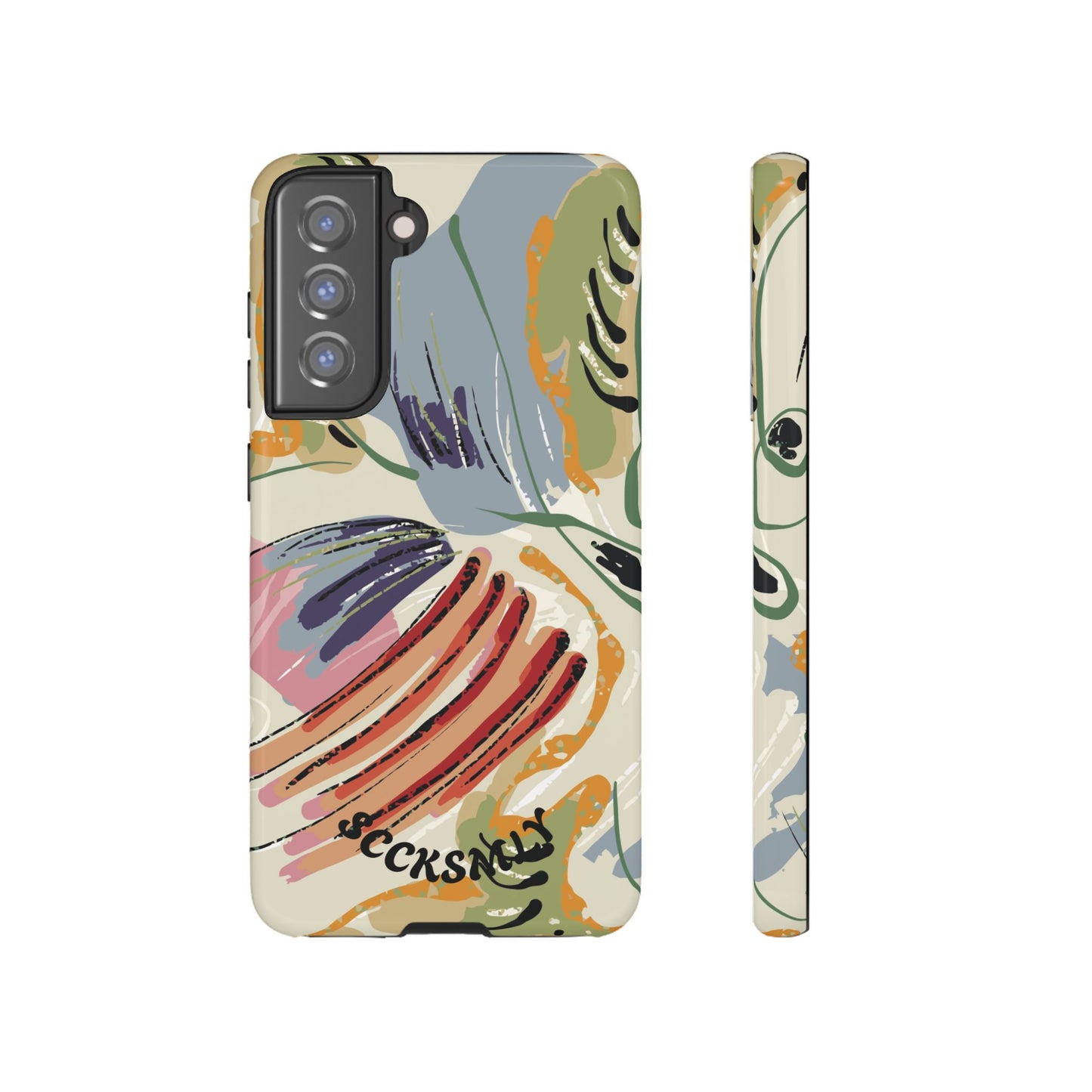 Botanical Strokes Palette Tough Phone Case for Samsung