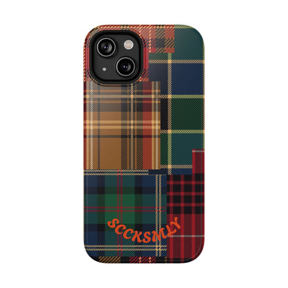 Heritage Hues Patchwork Tough Phone Case for Apple
