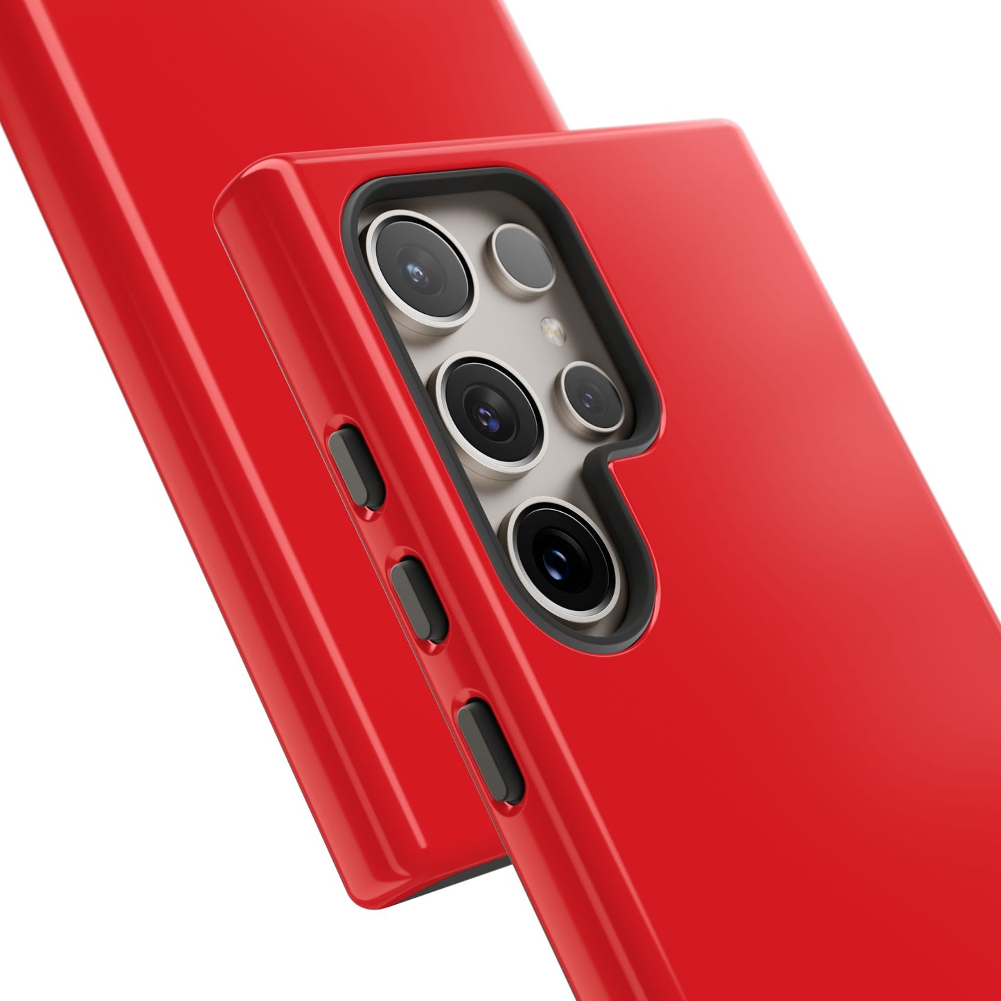 SOLID Screaming Red Tough Case for Samsung