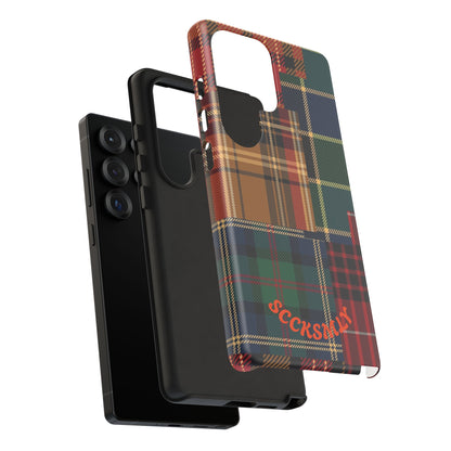 Heritage Hues Patchwork Tough Phone Case for Samsung