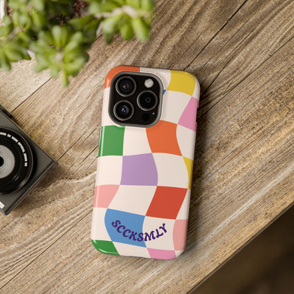 Checker Flicker Phone Case Apple