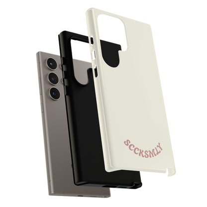 Sweet Oat Milk Tough Phone Case for Samsung