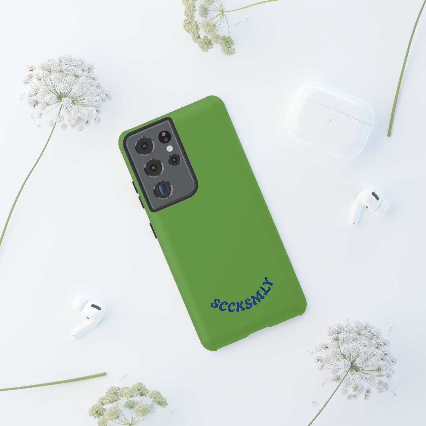 SOLID Matcha Moss Tough Case for Samsung