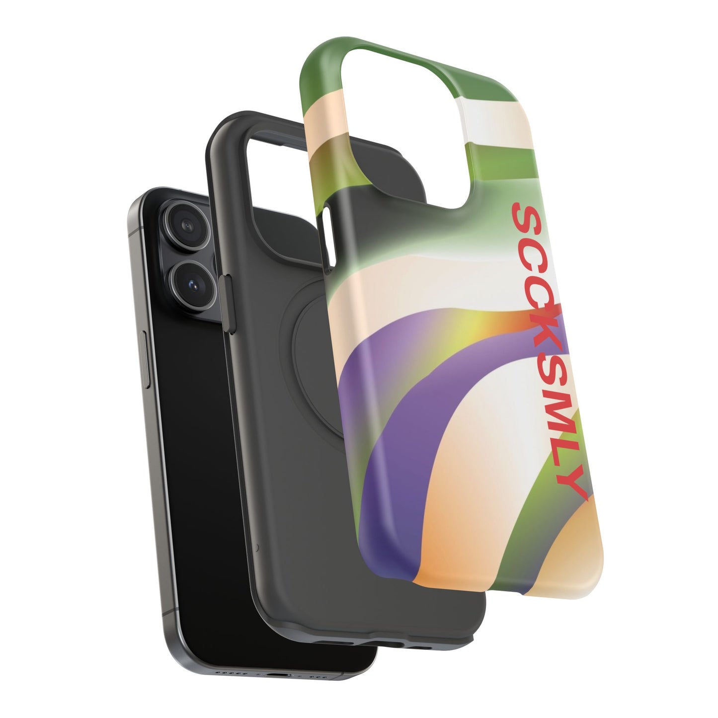 Green Waves Phone Case for "IOS or Apple"