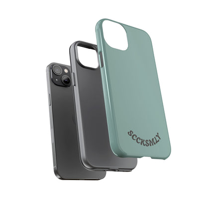 SOLID Fudge Mint Crunch Tough Phone Case for Apple