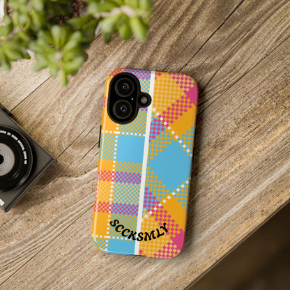 Pattern Punch Phone Case for Apple