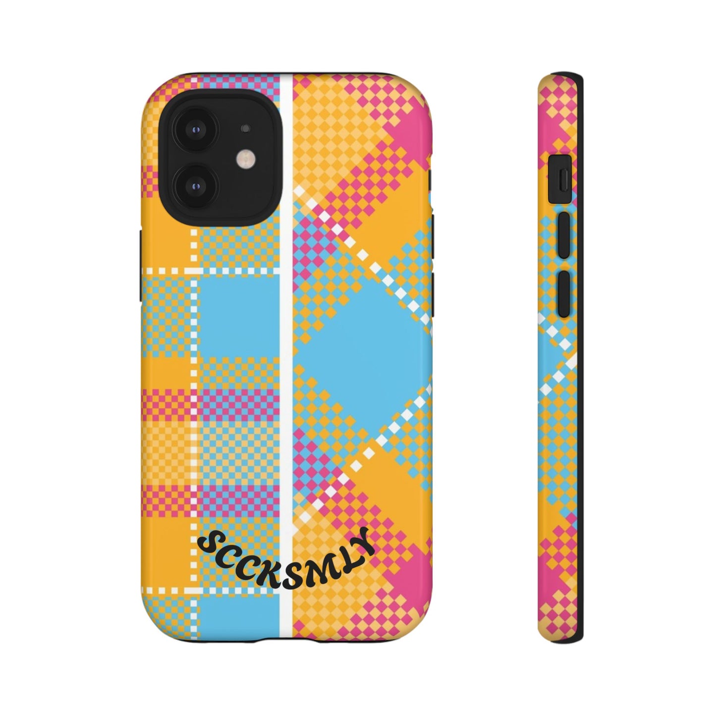 Pattern Punch Phone Case for Apple