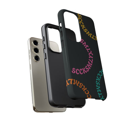 Y2K Wavy Script Tough Case for Samsung
