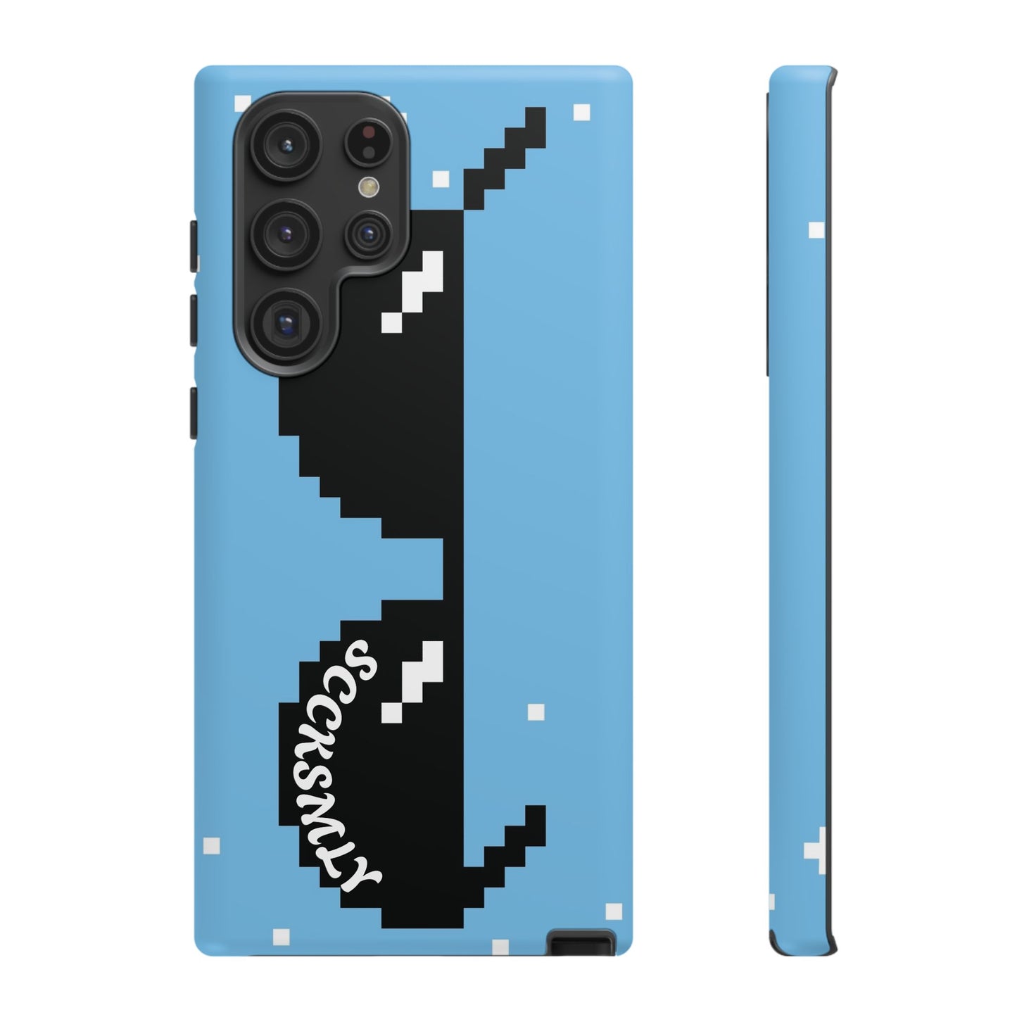 Pixel Glass Tough Phone Case for Samsung