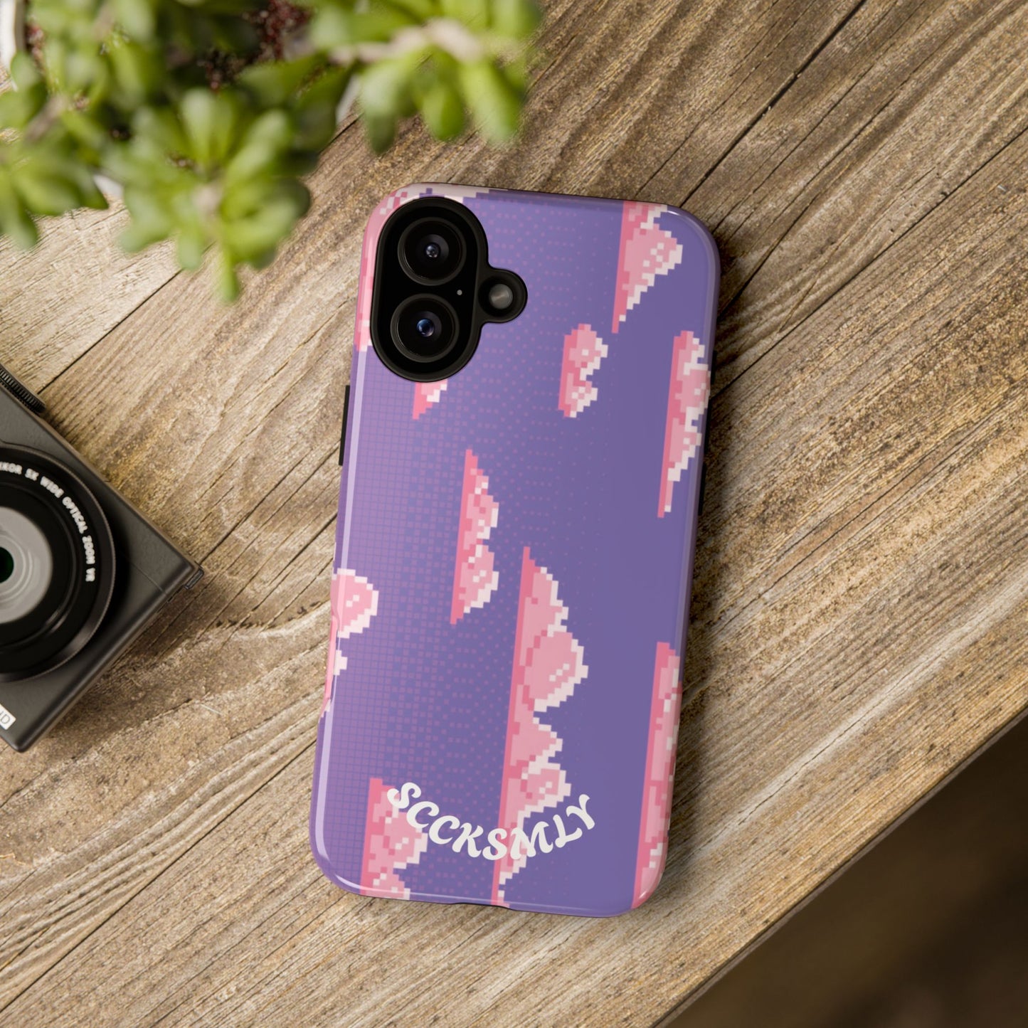 Purple Cotton Candy Sky Tough Phone Case for Apple