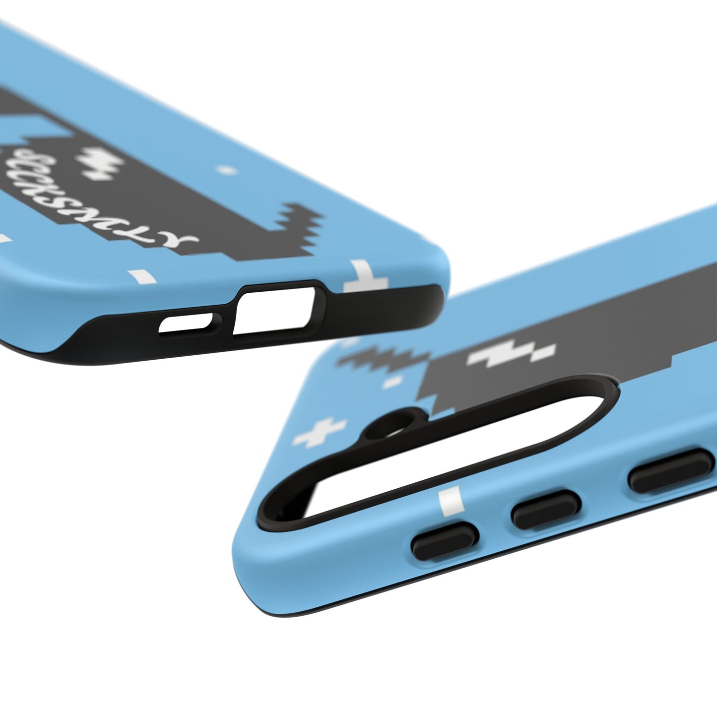 Pixel Glass Tough Phone Case for Samsung