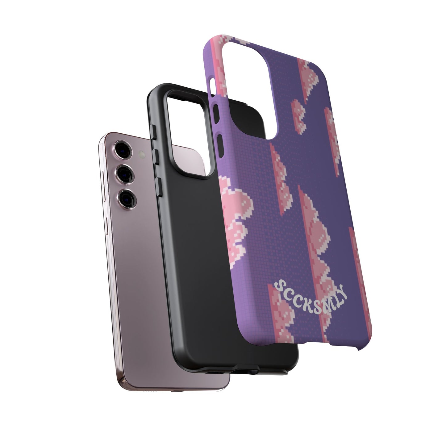 Purple Cotton Candy Sky Tough Phone Case for Samsung