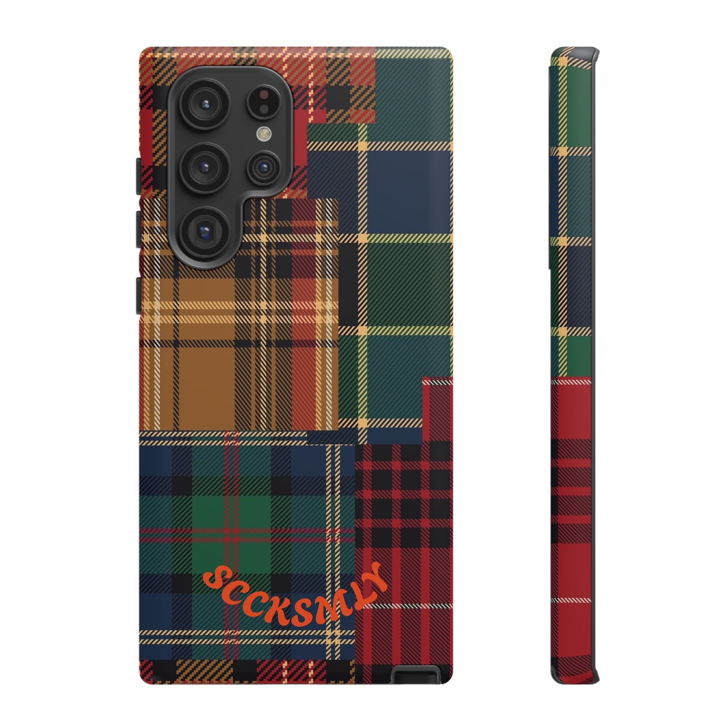 Heritage Hues Patchwork Tough Phone Case for Samsung