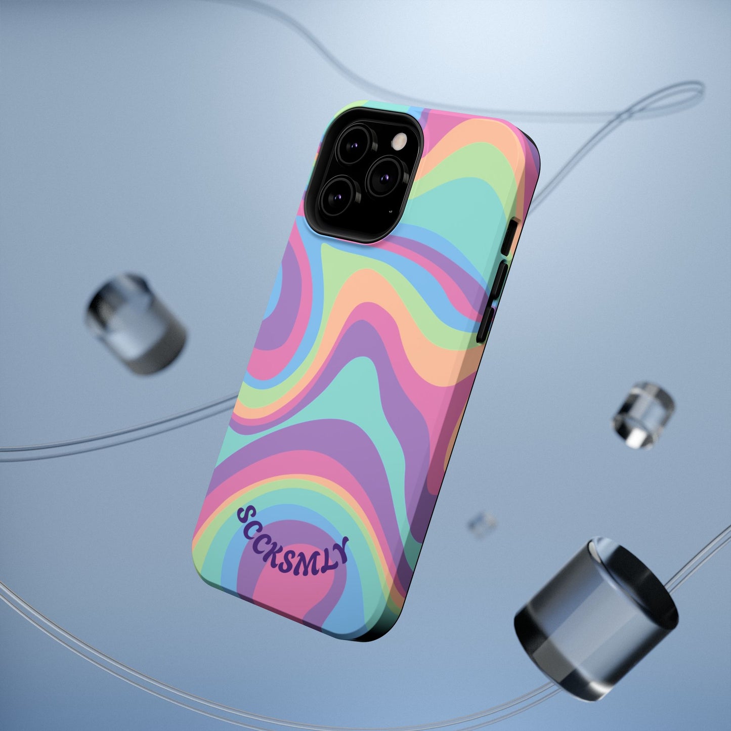 Pastel Swirl Phone Case for Apple