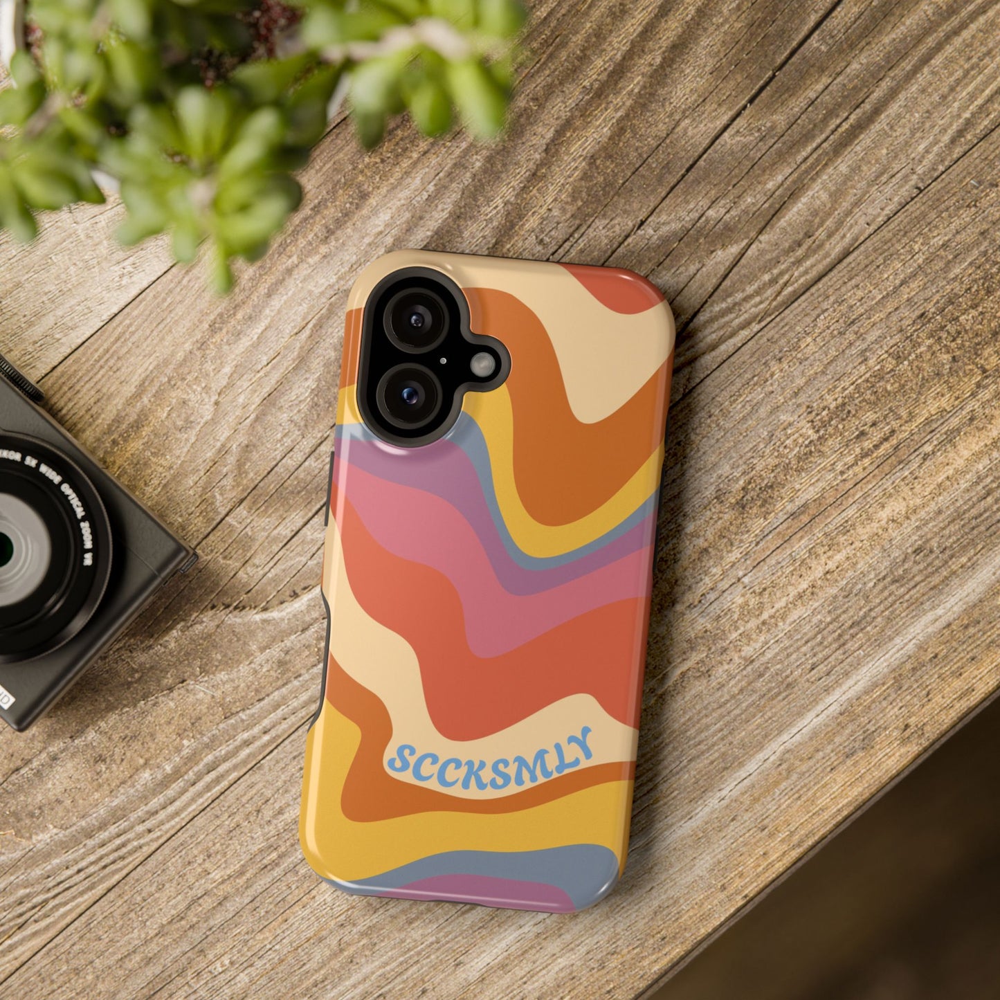 Warm Retro Phone Case for Apple