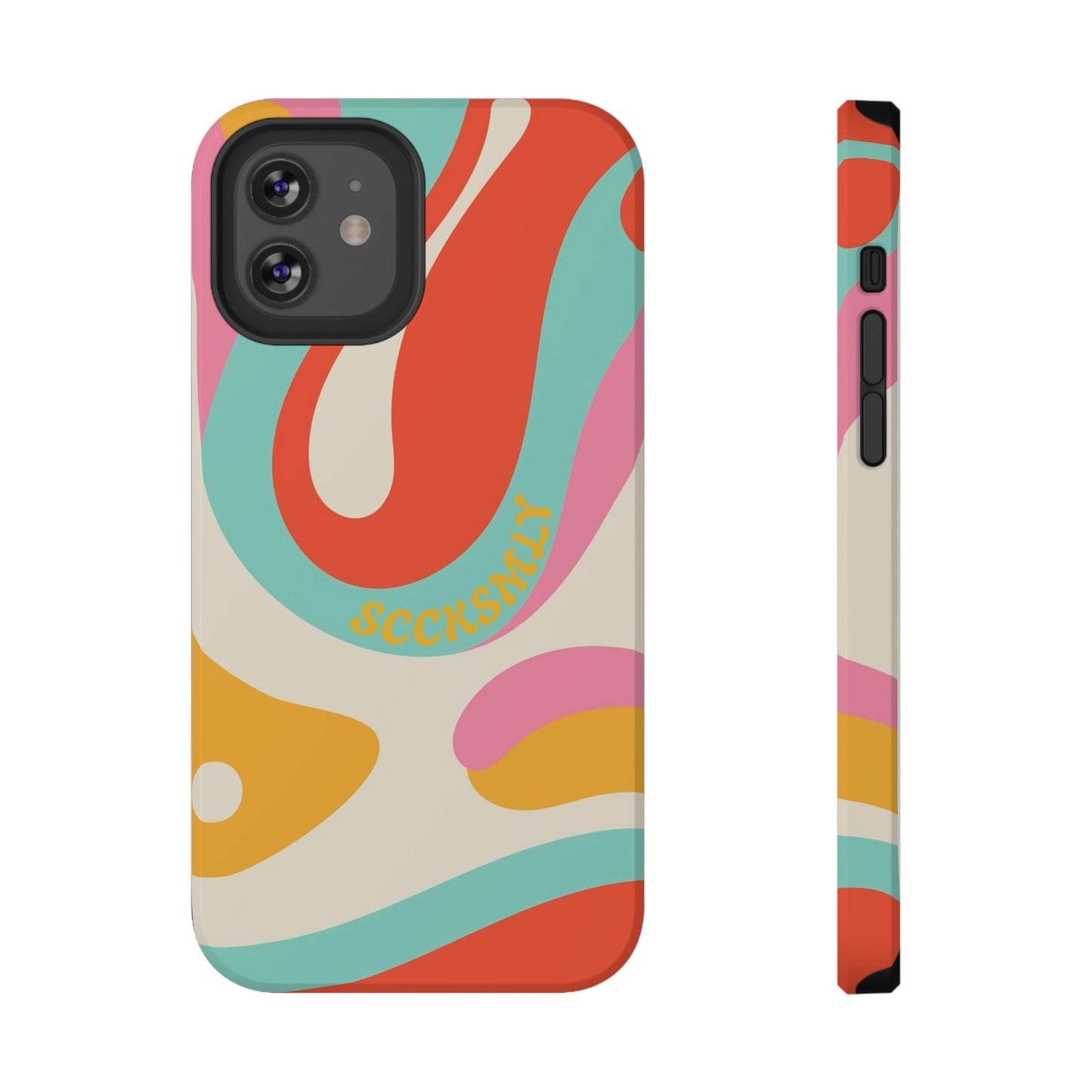 Psychodelic Acid Swirl Phone Case for Apple