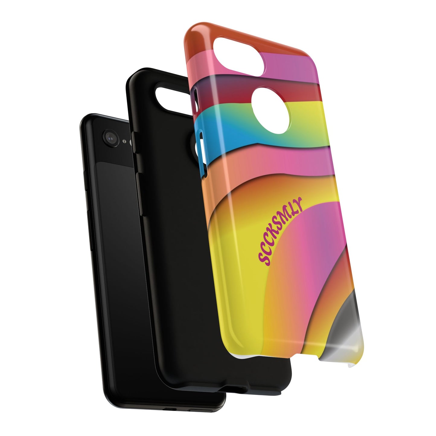 Modern Retro Rainbow Phone Case for Google Pixel