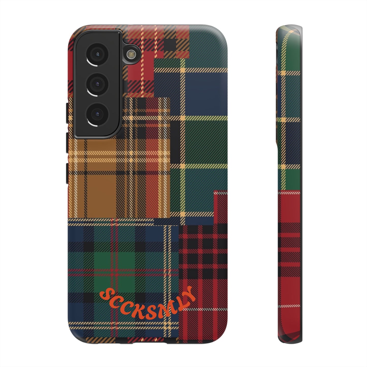 Heritage Hues Patchwork Tough Phone Case for Samsung