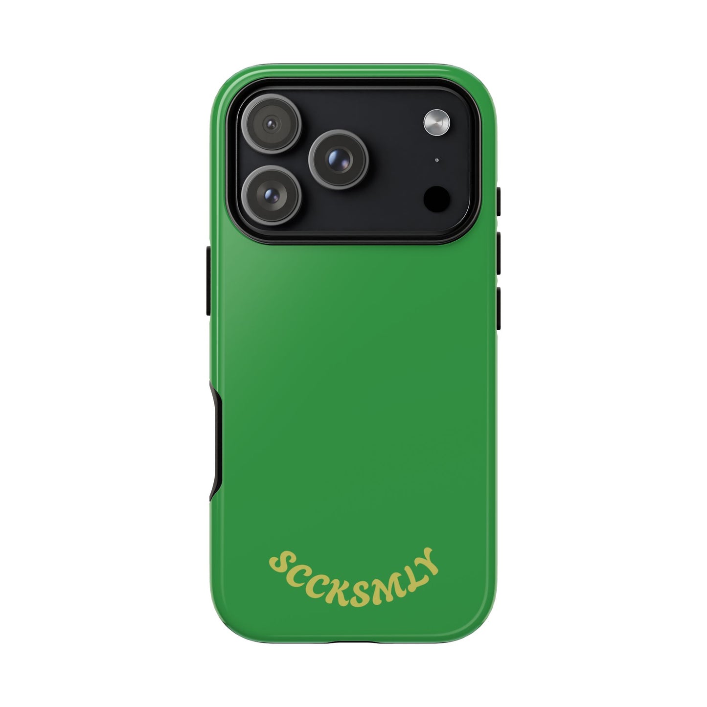 SOLID Green Grin Tough Case for Apple