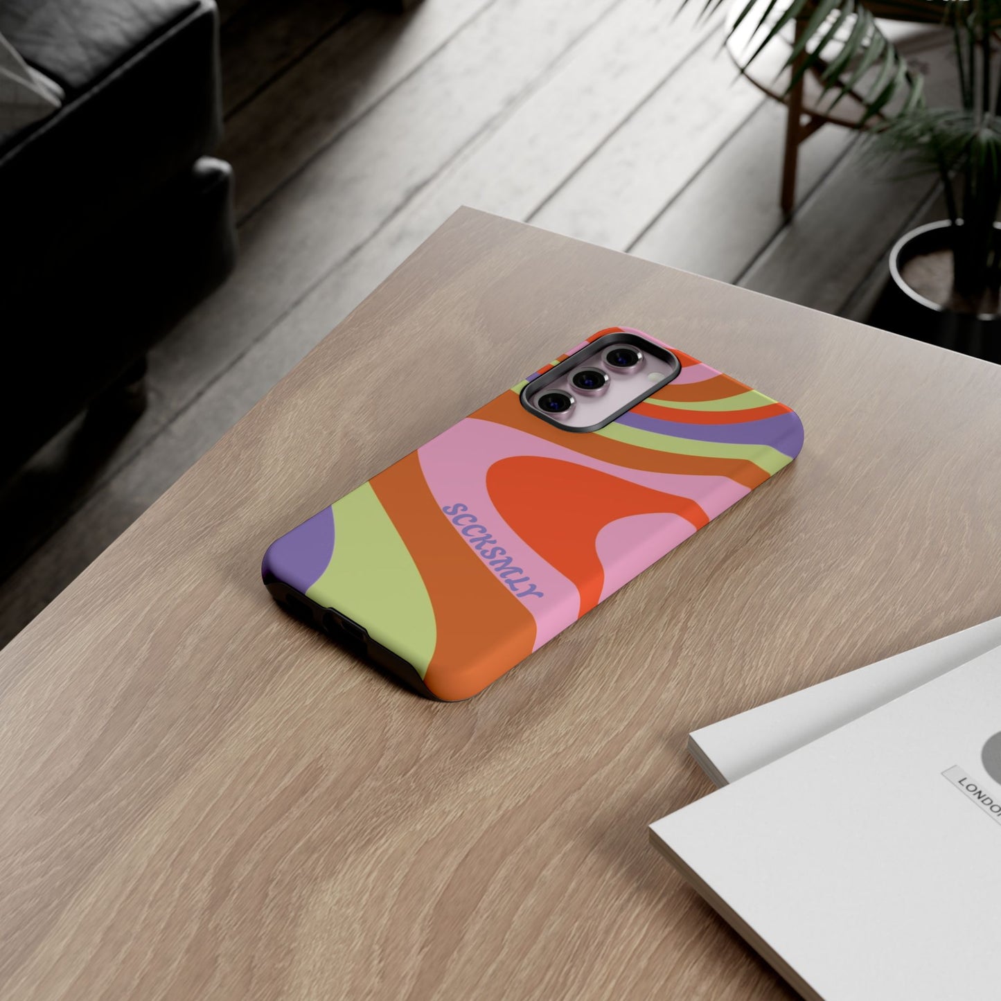 Curvy Swirl Phone Case for Samsung