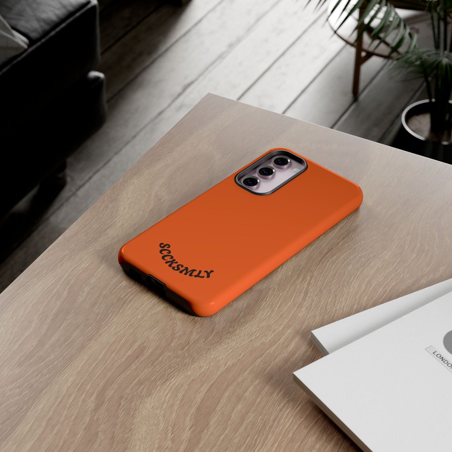 SOLID Tangerine Tough Case for Samsung