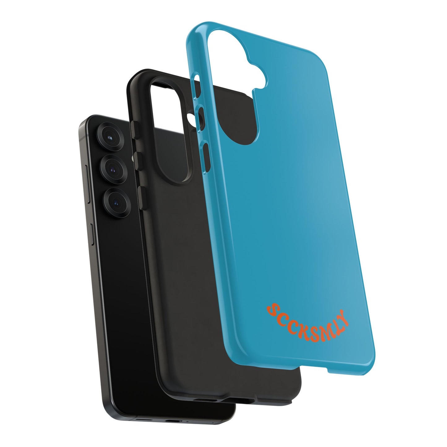 SOLID Blue Spook Tough Case for Samsung